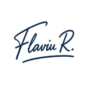 flaviu r. signature in blue